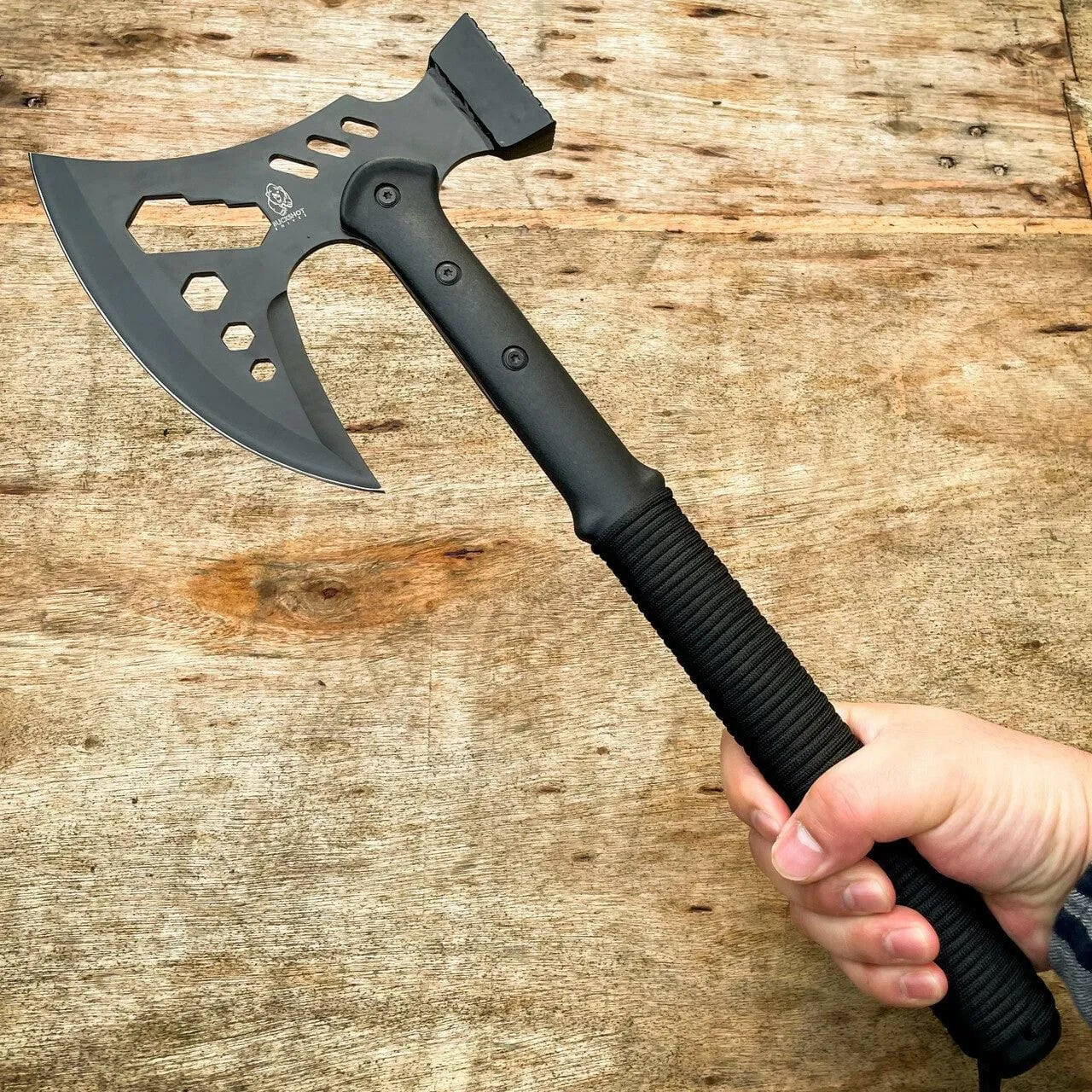 18" CAMPING TOMAHAWK THROWING AXE BATTLE Hatchet