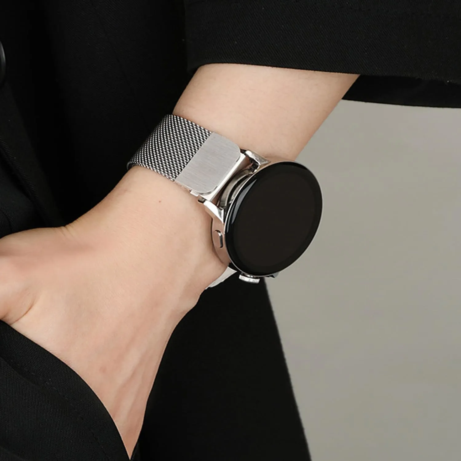 20mm 22mm Watch Straps,Quick Release Watch Strap,Magnetic Watch Band,Adjustable Magnetic Clasp Metal Milanese Mesh Loop Band Stainless Steel Watch Strap(USBE_Watchband_01_Parent)