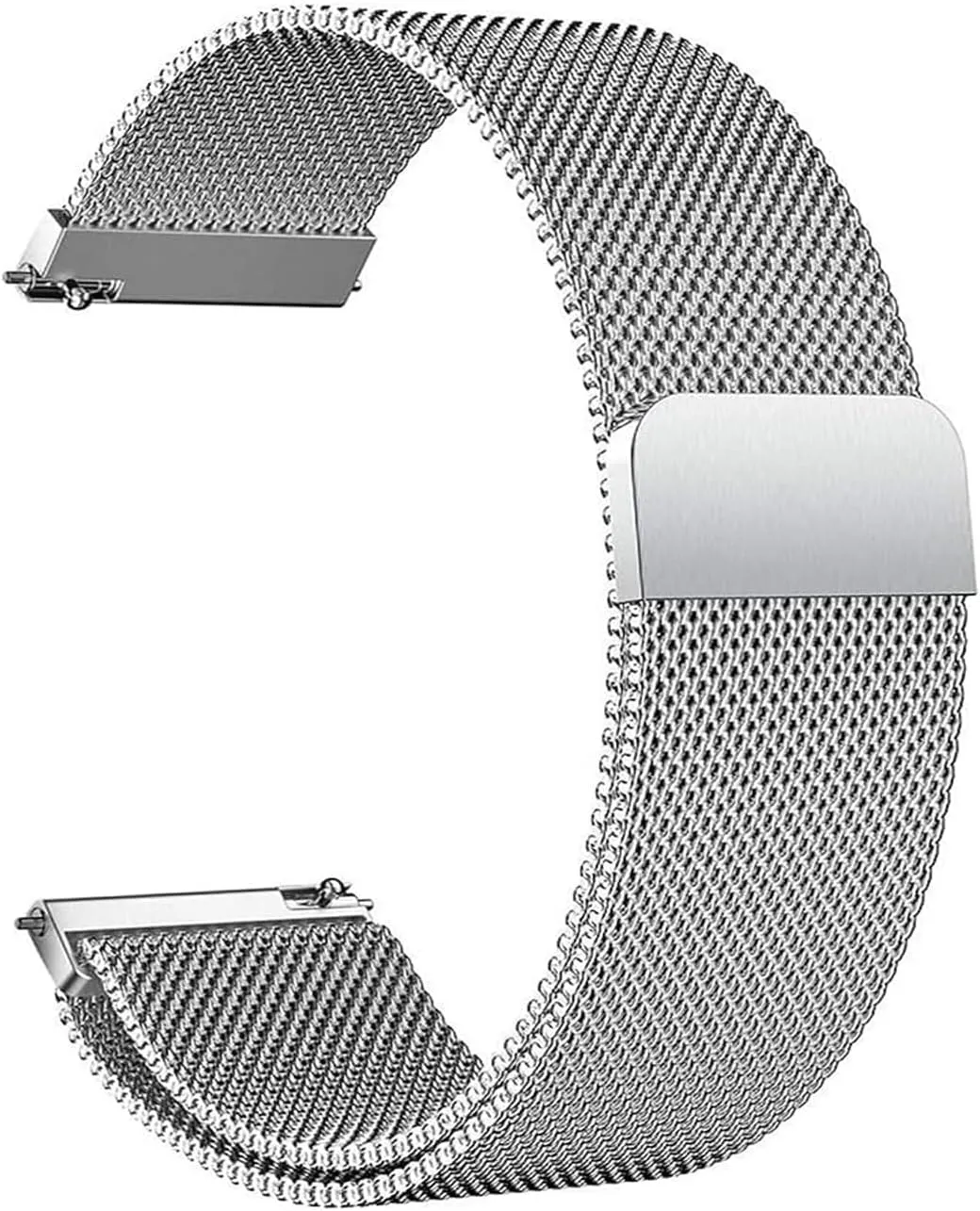20mm 22mm Watch Straps,Quick Release Watch Strap,Magnetic Watch Band,Adjustable Magnetic Clasp Metal Milanese Mesh Loop Band Stainless Steel Watch Strap(USBE_Watchband_01_Parent)