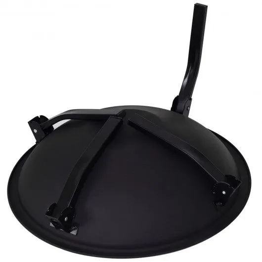22" Outdoor Portable Folding 4 Legs Fire Pit Fireplace