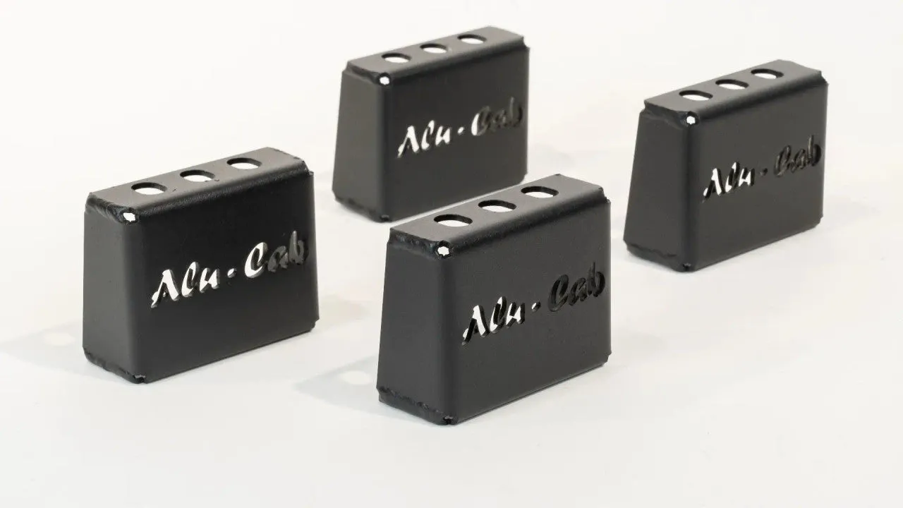 ALU-CAB LOAD BAR MOUNTING FEET - HIGH PROFILE - SET OF 4