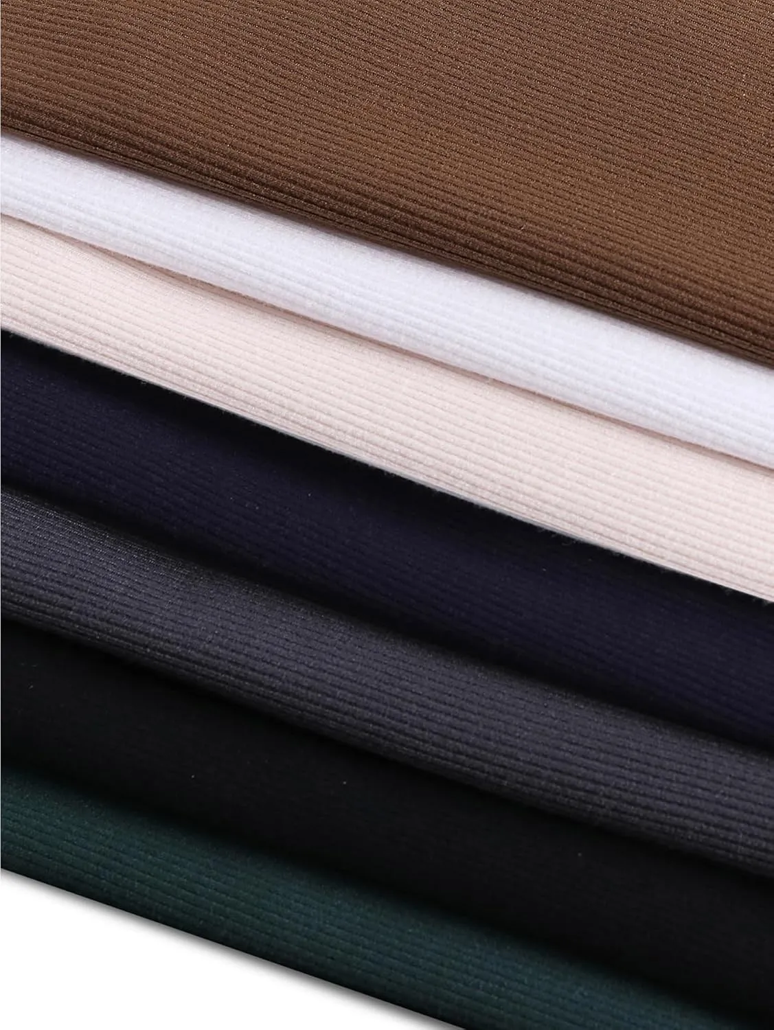 ANRABESS Women Short Sleeve Shirts Rib Knit Slim Fitted Summer Basic Tee Tops 2025 Underwear Outfits Clothes 3 Pack