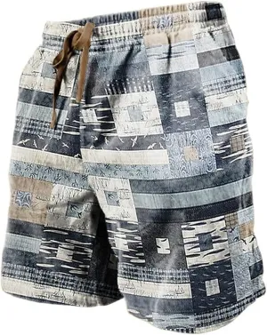 Athletic Shorts for Men Loose Waist with Pockets Waist Elastic Casual Drawstring Men's Pants Workout Shorts Men