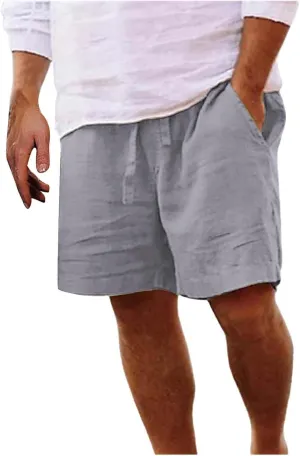Athletic Shorts Waist Sports Solid Drawstring Men Color with Pockets Men's Casual Shorts Tan Shorts Men MenS Cargo