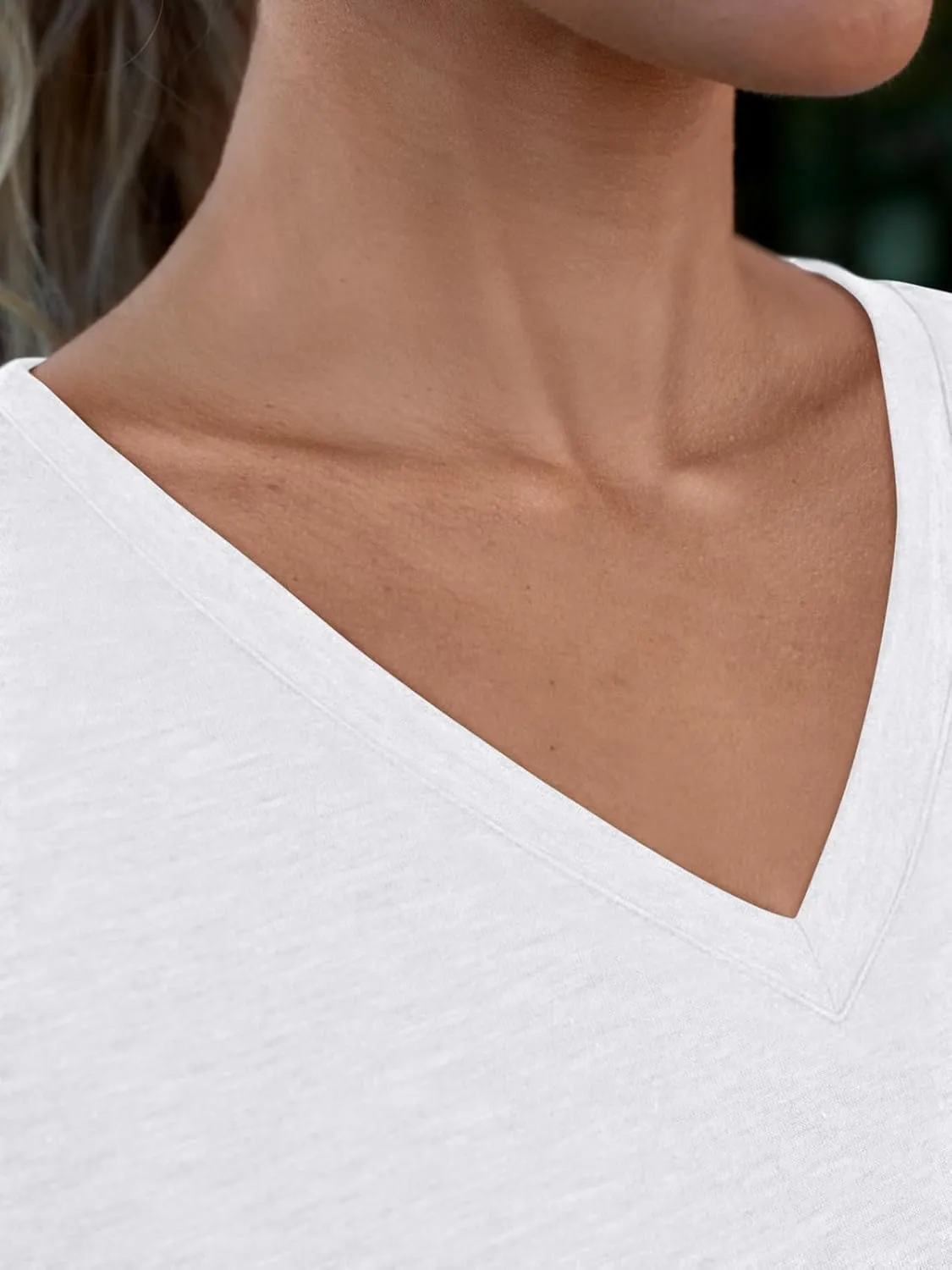 AUTOMET T Shirts for Women Short Sleeve Shirts V Neck Plus Size Summer Tops Casual Beach Vacation Outfits Clothes 2025
