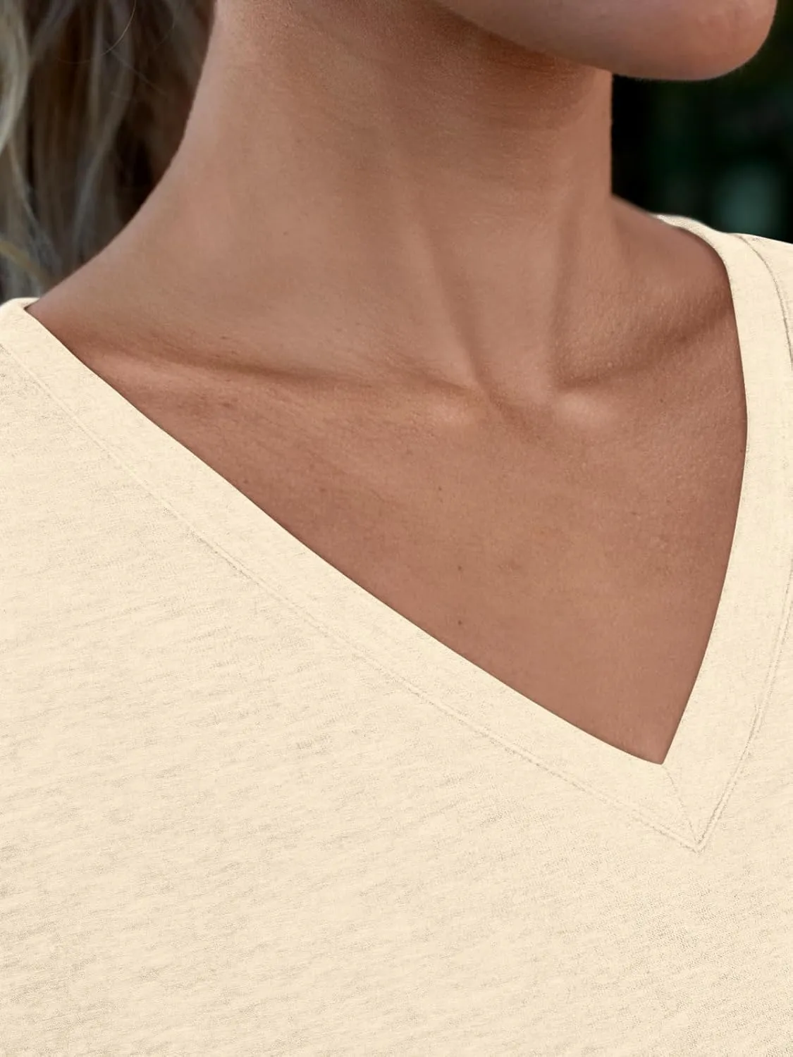 AUTOMET T Shirts for Women Short Sleeve Shirts V Neck Plus Size Summer Tops Casual Beach Vacation Outfits Clothes 2025