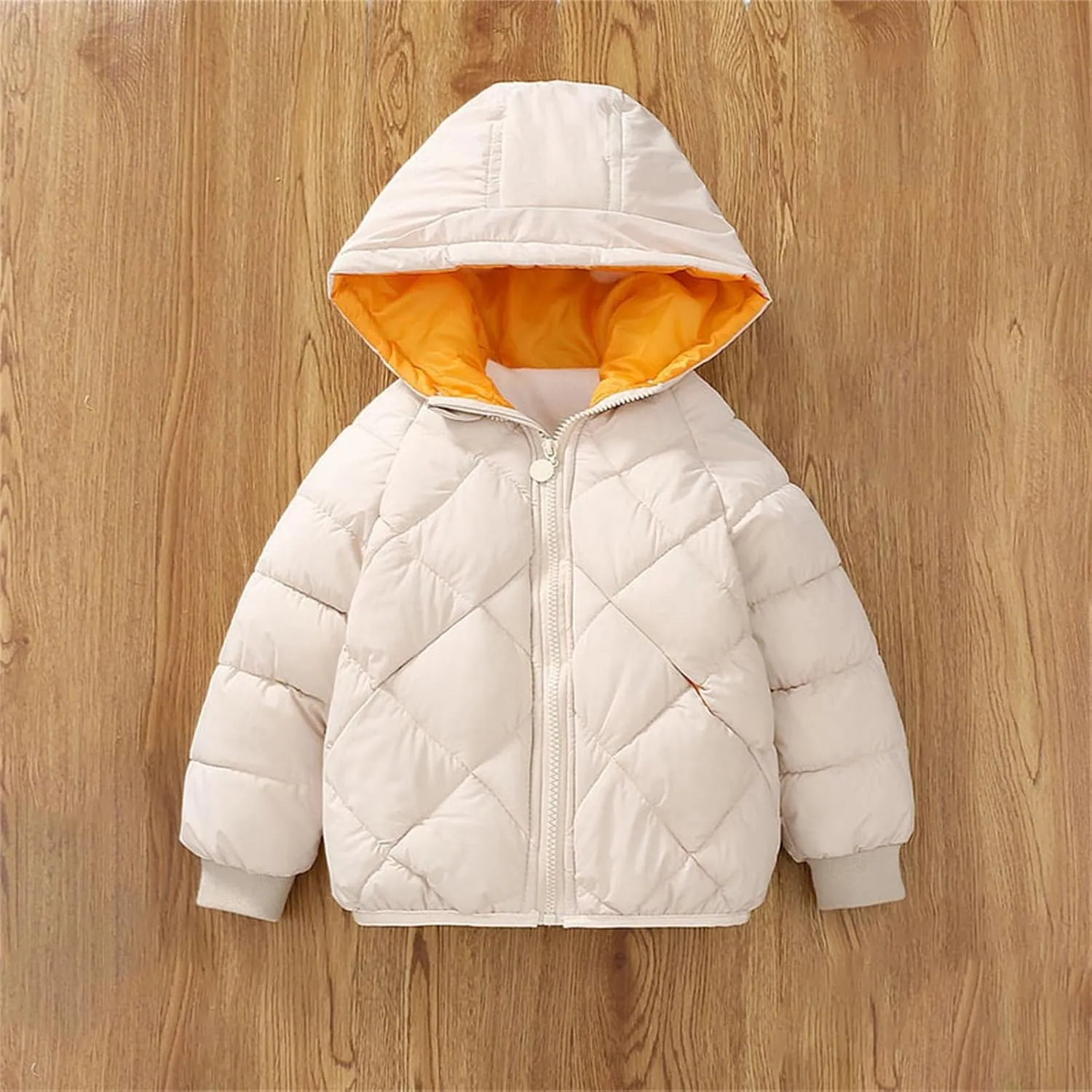 Baby Girls Boys Winter Coats Warm Puffer Padded Coat Cotton Hooded Girls Boys Outerwear