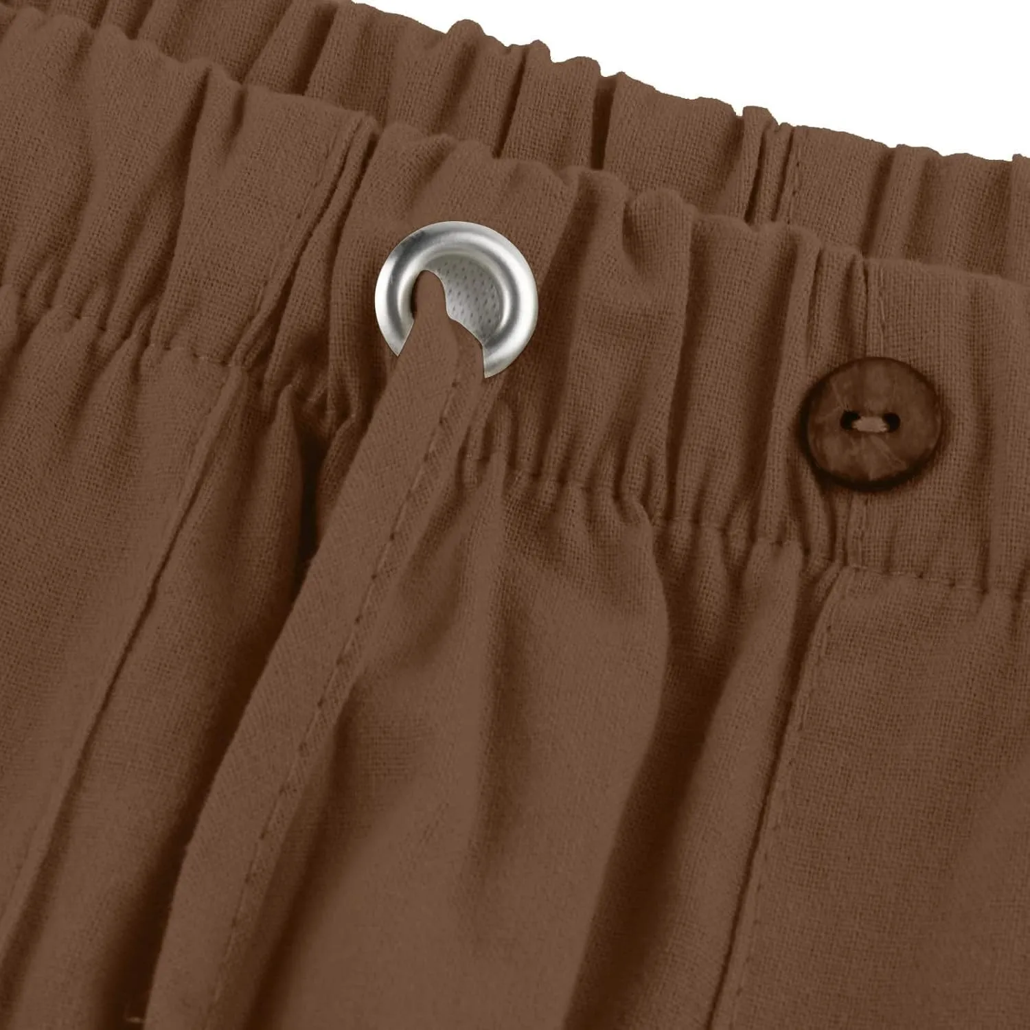 Beach Linen Pants for Men Drawstring Plus Size Linen Pants Lightweight Elastic WAIS Yoga Pants with Pockets Lounge Pants
