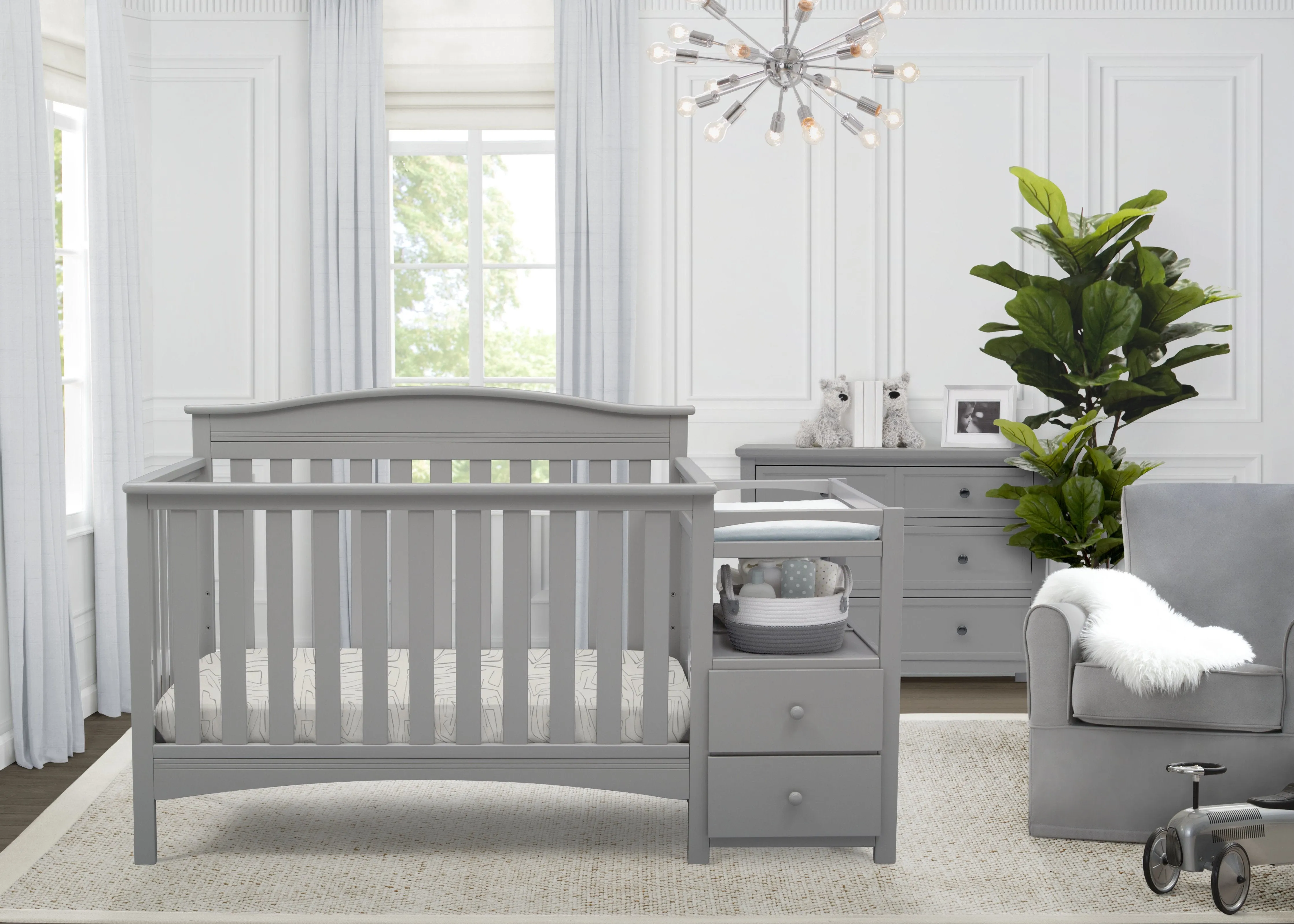 Birkley Convertible Crib and Changer