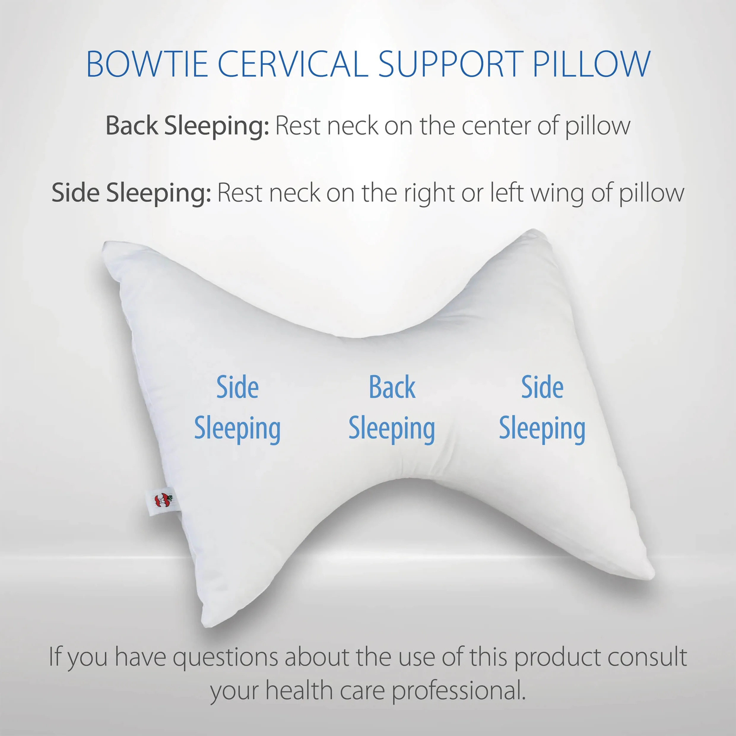 Bowtie Cervical Support Pillow