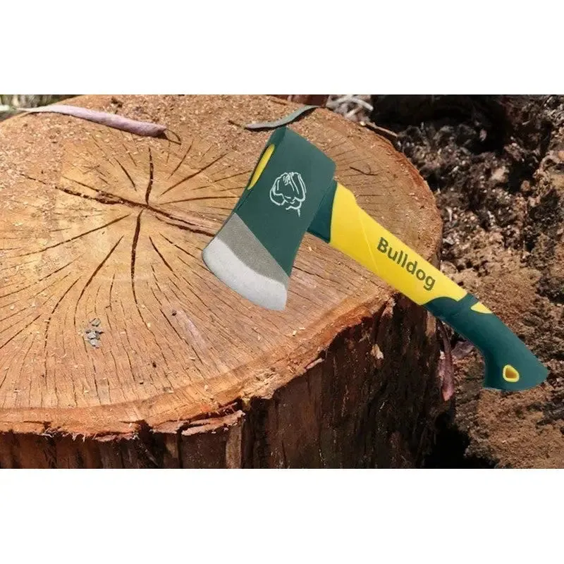 Bulldog Fibreglass Hatchet Axe Rubber Handle 1.5LB