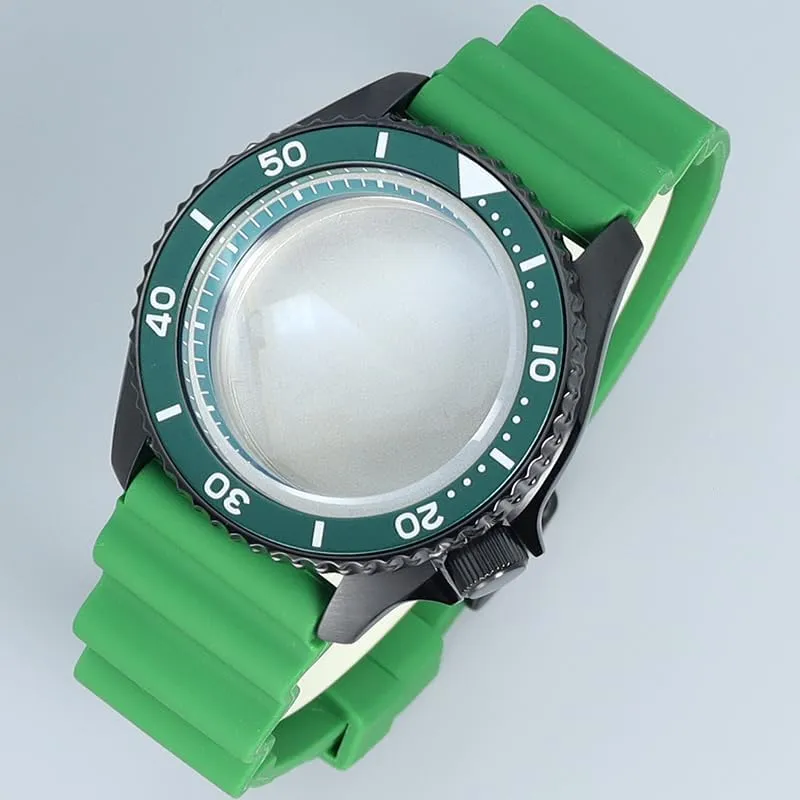 Business Casual Watch Case Sapphire Crystal Glass Mechanical Watch Case for NH34 NH35 NH36 NH38 Movement