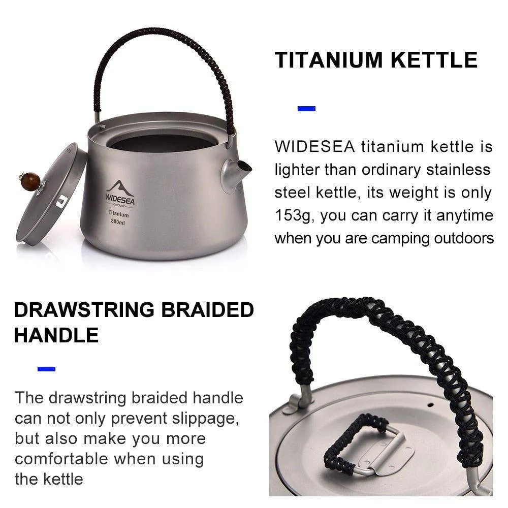Camping Titanium Kettle1.4 L