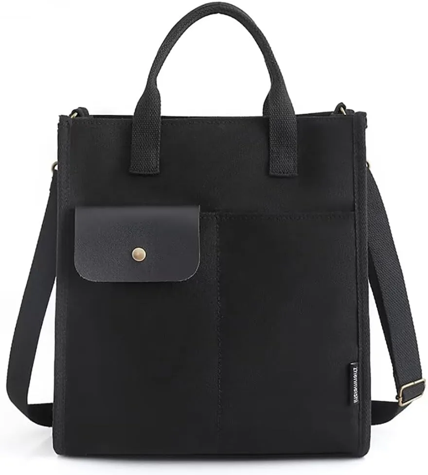Canvas Tote Handbag for Women Casual Shoulder Bag Designer Top Handle Satchel Crossbody Handbag for Travel Work