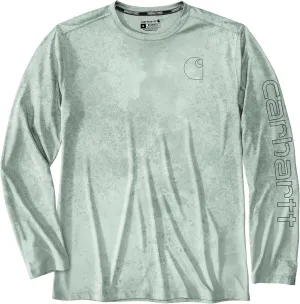 Carhartt Men's Force Sun Defender Lightweight Long-Sleeve Print T-Shirt