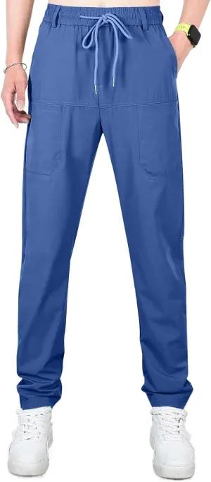 Chinos Pants Men Stretch Active Mens Slacks Chino Pants Slim Fit Twill Tapered Pants Cargo Casual Pants Golf Joggers
