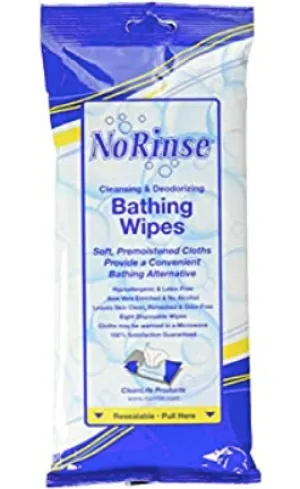 Clean Life - No Rinse Bathing Wipes