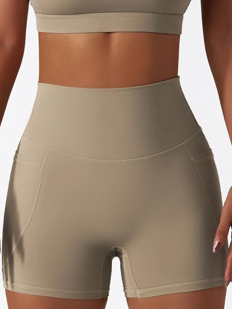 ContourCraft High-Waist Yoga Shorts