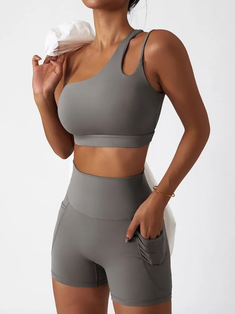 ContourCraft High-Waist Yoga Shorts