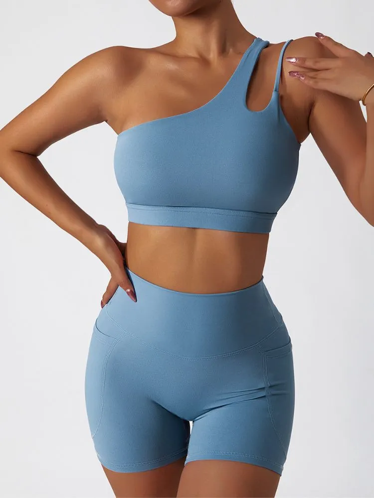 ContourCraft High-Waist Yoga Shorts