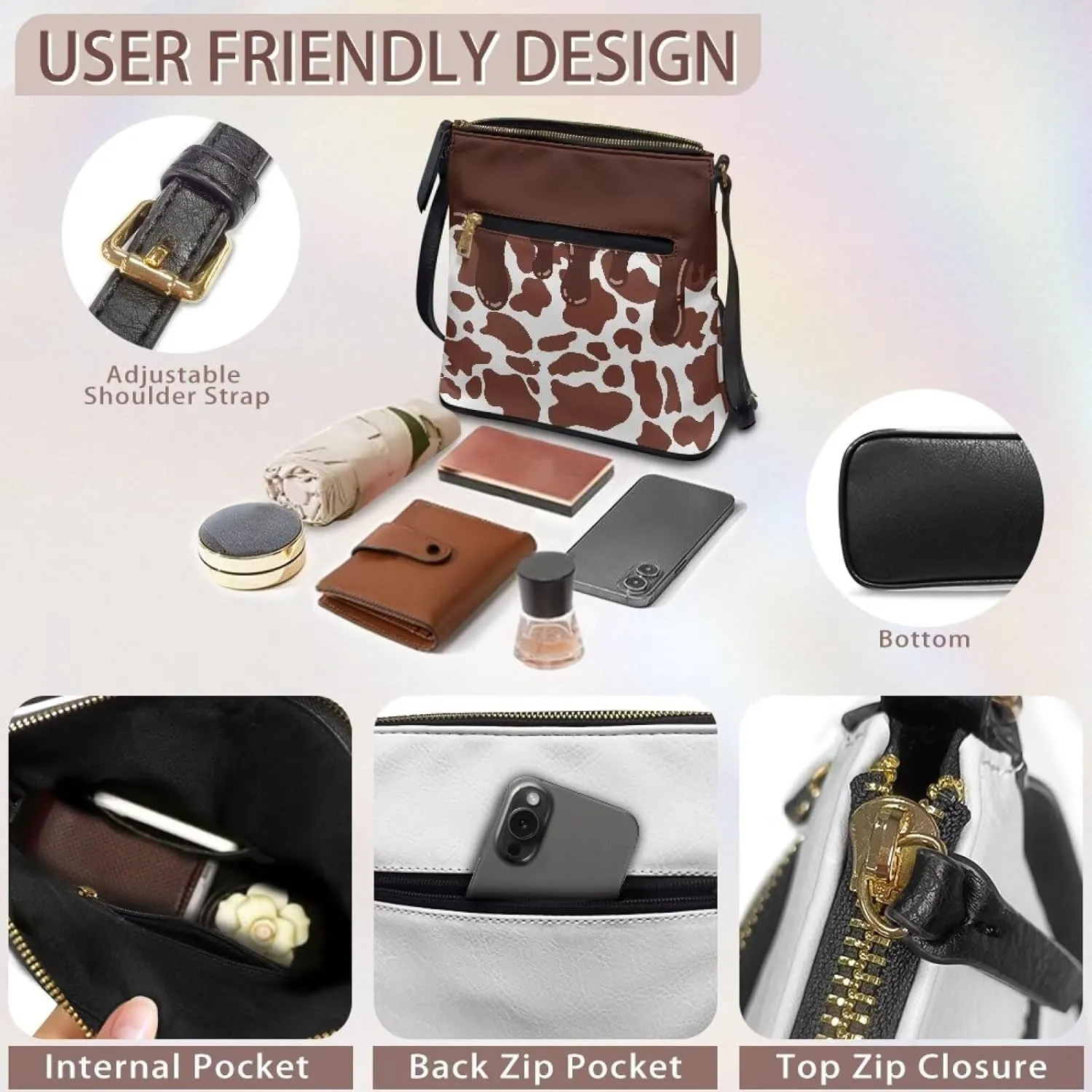 Crossbody Bag for Women Shoulder Bag Satchel Bags Women Purse Sling Bag Handbag for Gift