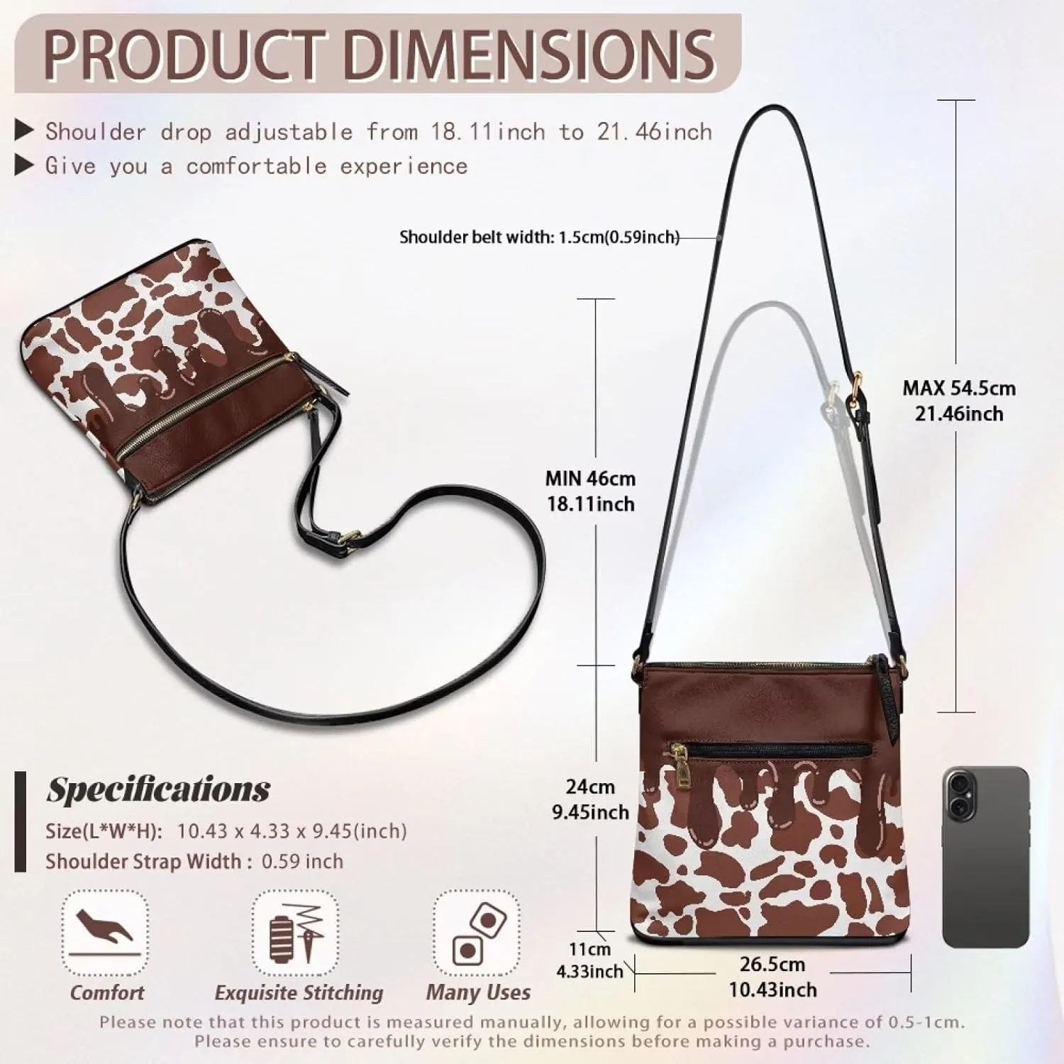 Crossbody Bag for Women Shoulder Bag Satchel Bags Women Purse Sling Bag Handbag for Gift