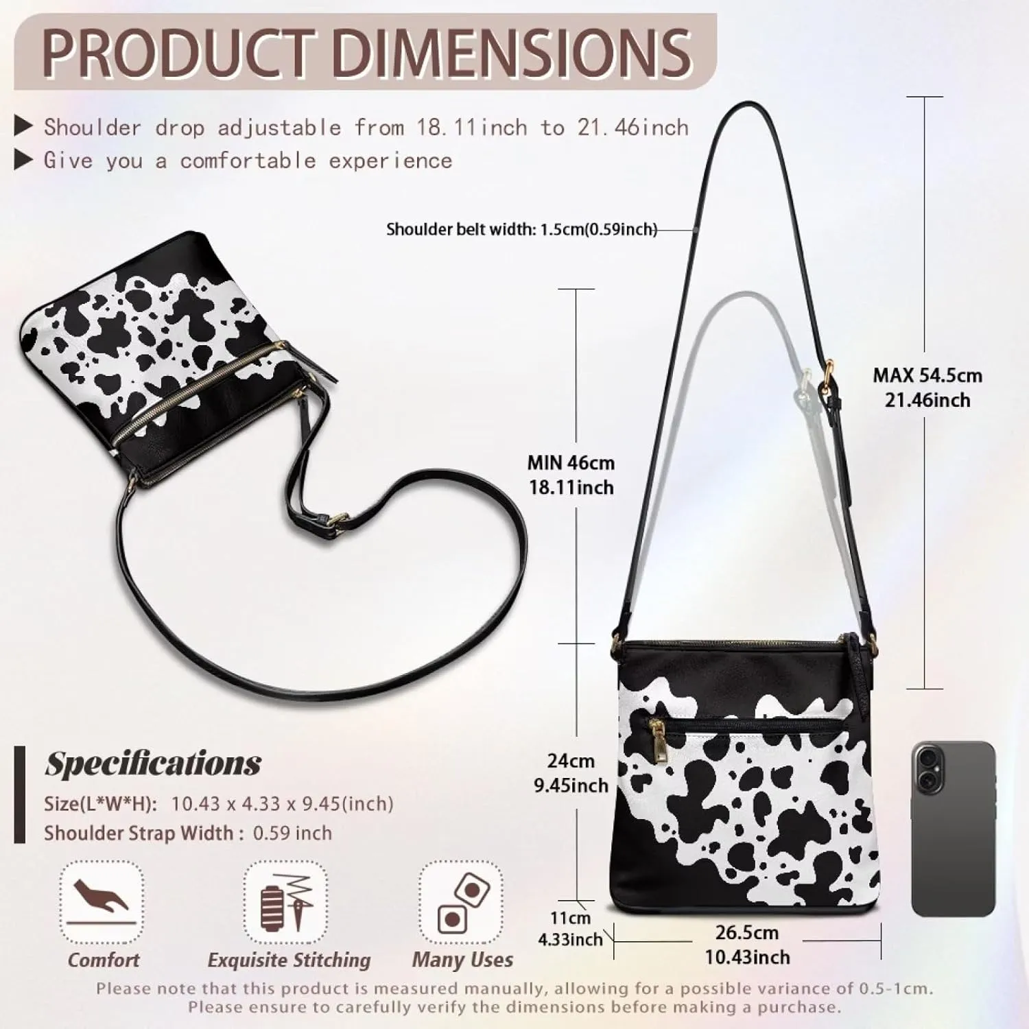 Crossbody Bag for Women Shoulder Bag Satchel Bags Women Purse Sling Bag Handbag for Gift