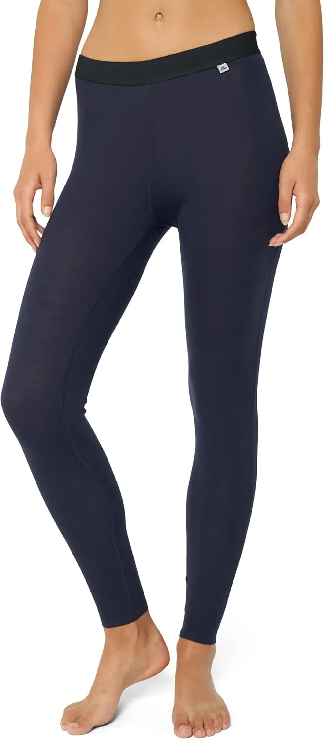 DANISH ENDURANCE Merino Wool Leggings Women, Women's Thermal Underwear Bottom, Base Layer Womens Leggings for Winter
