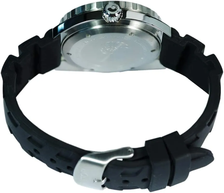 Dive Watch - 200m Automatic Watches for Men with Rubber Strap_Nautilus Diver Watches