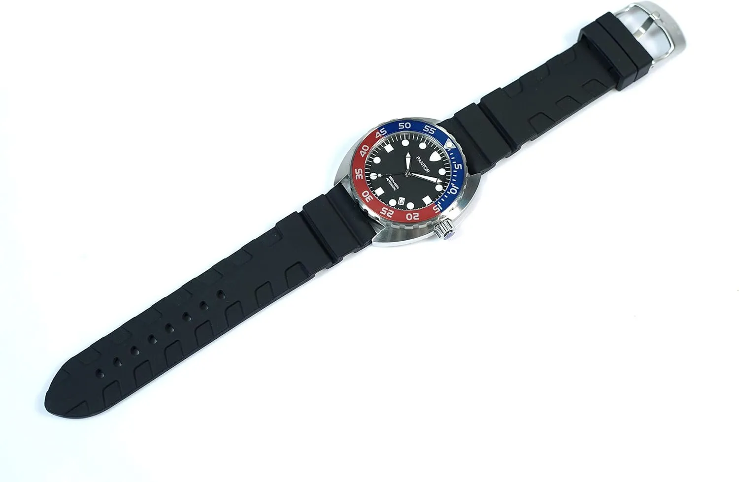 Dive Watch - 200m Automatic Watches for Men with Rubber Strap_Nautilus Diver Watches