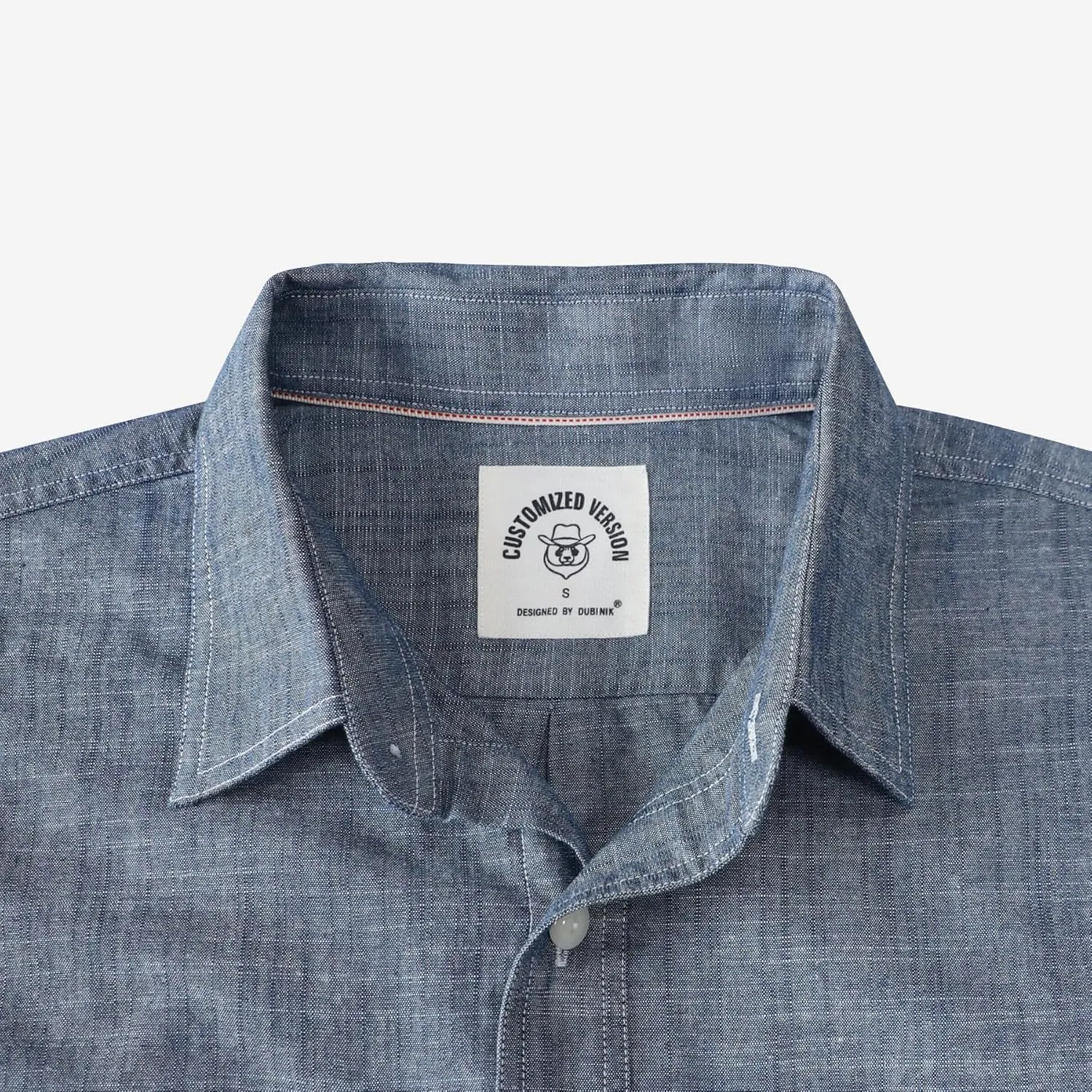 Dubinik Mens Short Sleeve Button Down Casual Cotton Regular Fit Lightweight Pocket Chambray Mens Button Down Short Sleeve