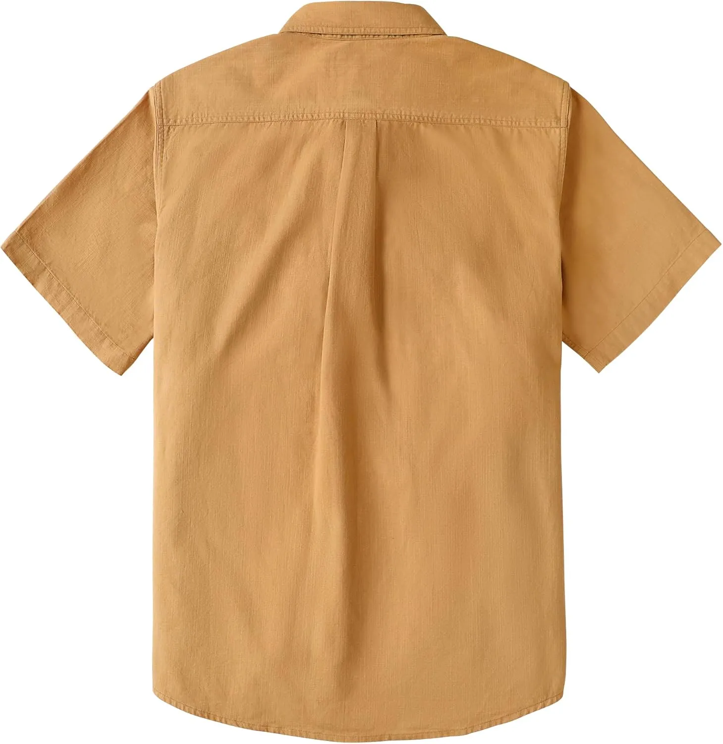 Dubinik Mens Short Sleeve Button Down Casual Cotton Regular Fit Lightweight Pocket Chambray Mens Button Down Short Sleeve