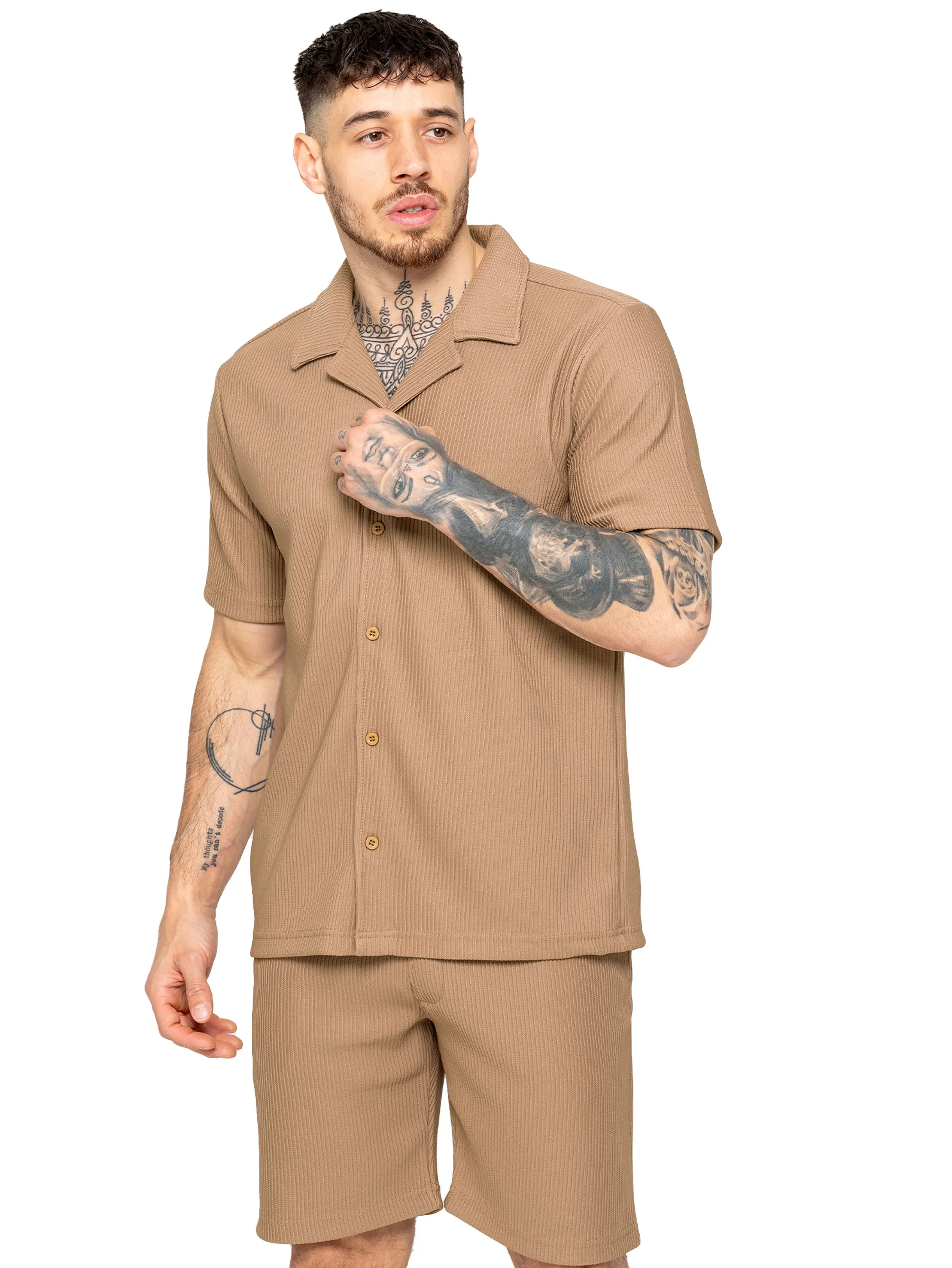 Enzo | Mens Textured Summer Outfit Set