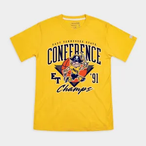ETSU Bucs Basketball 1991 Conference Champs Tee