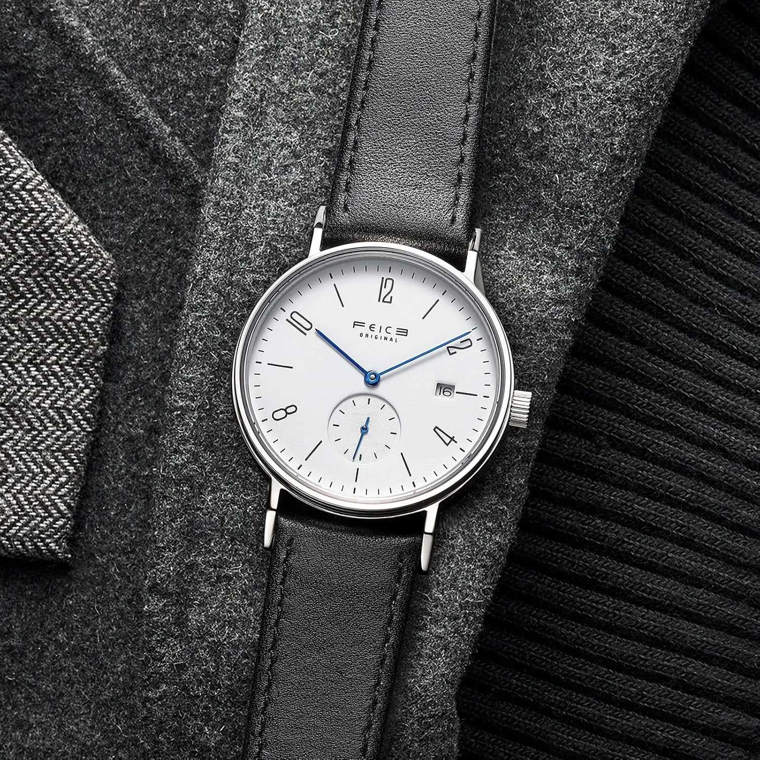 FEICE Mens Watches Bauhaus Design Automatic Watch Waterproof Sapphire Crystal Analog Mechanical Watches for Men Women Unisex -FM201