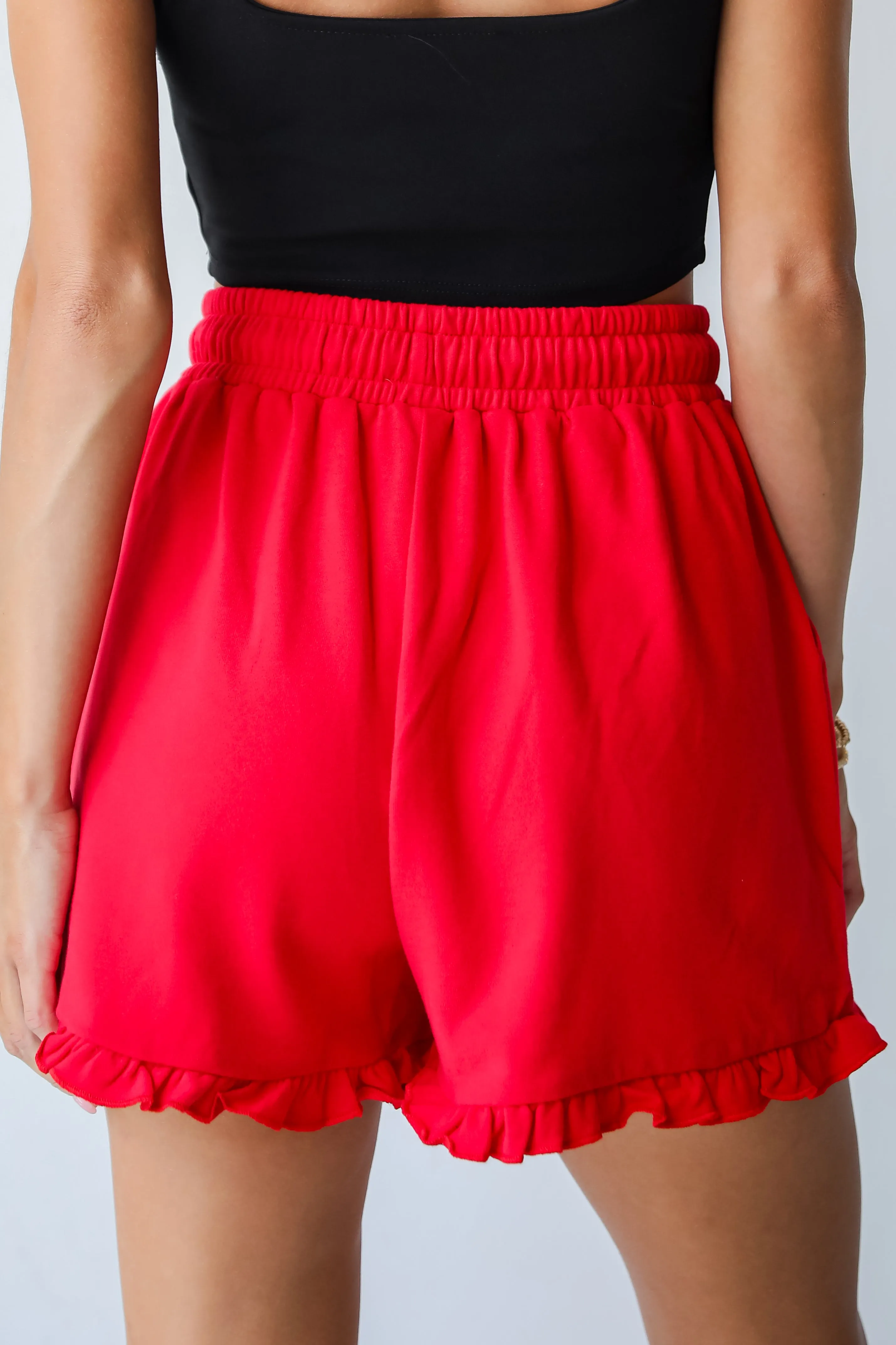 FINAL SALE - Touchdown Ruffle Shorts
