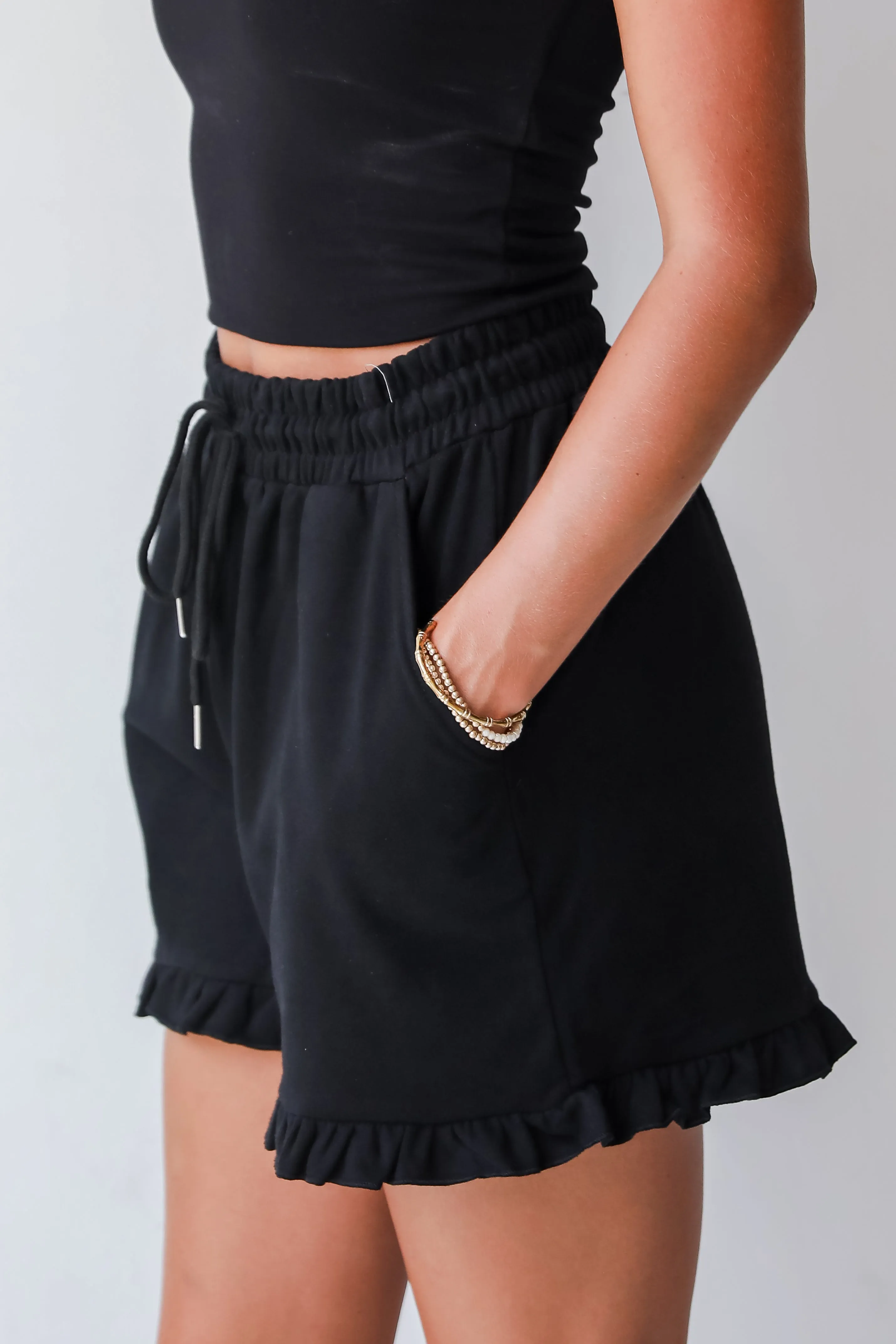 FINAL SALE - Touchdown Ruffle Shorts