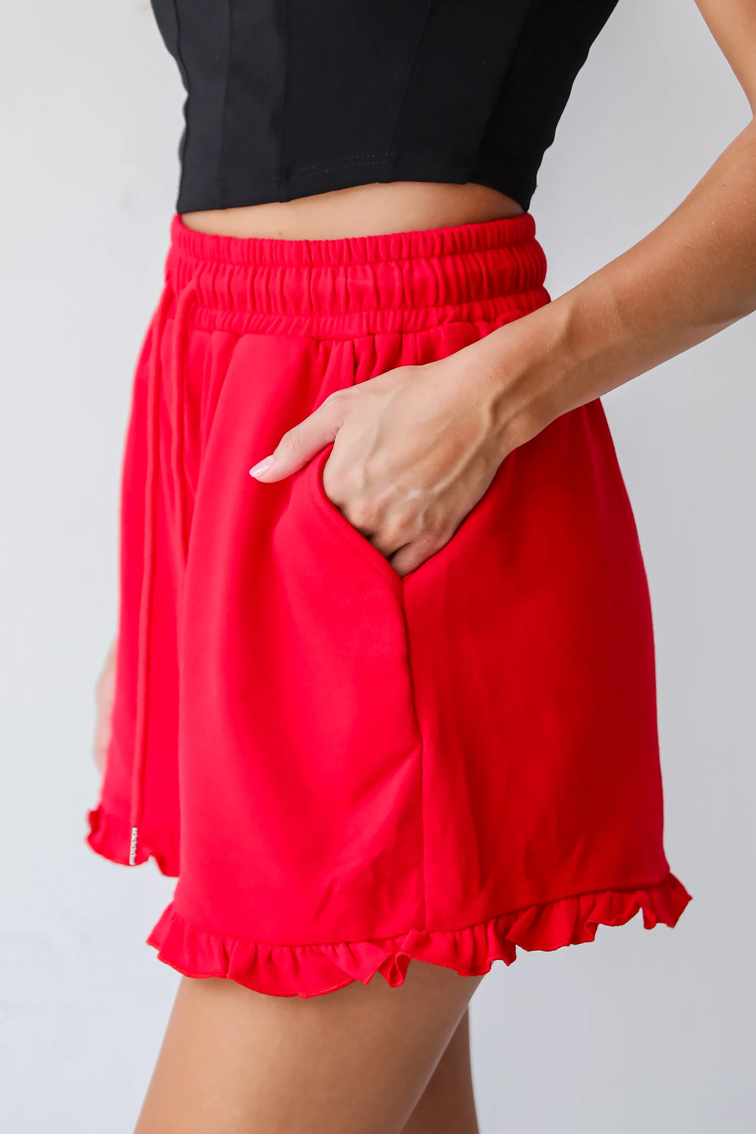 FINAL SALE - Touchdown Ruffle Shorts
