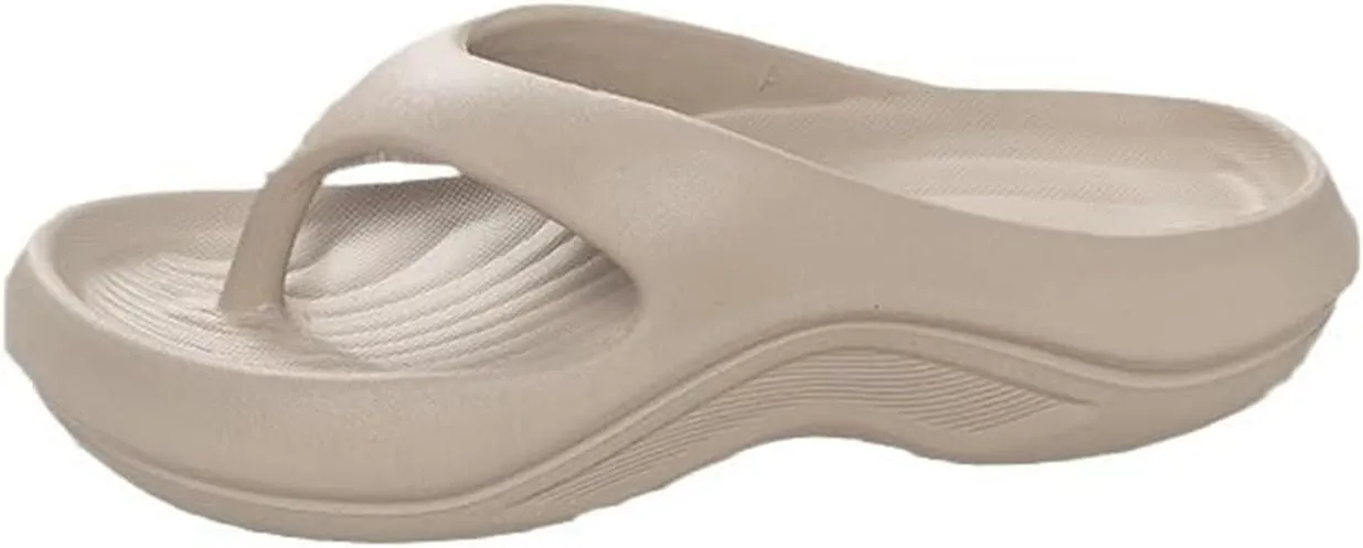 Flip Flops for Women Comfort Plantar Fasciitis Orthopedic Sandals with Arch Support Lightweight Recovery Flip-Flops Pillow Summer Beach Cloud Slides Breathable Walking Slippers