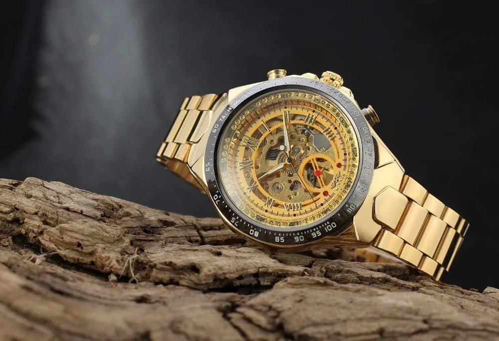 FORSINING Winner Mechanical Sport Design Bezel Fashion Watch Mens Watches Luxury Montre Homme Clock Men Automatic Skeleton Watch