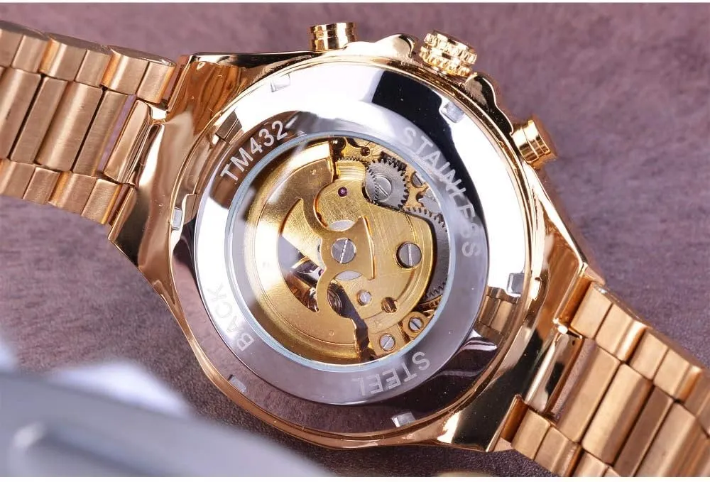 FORSINING Winner Mechanical Sport Design Bezel Fashion Watch Mens Watches Luxury Montre Homme Clock Men Automatic Skeleton Watch