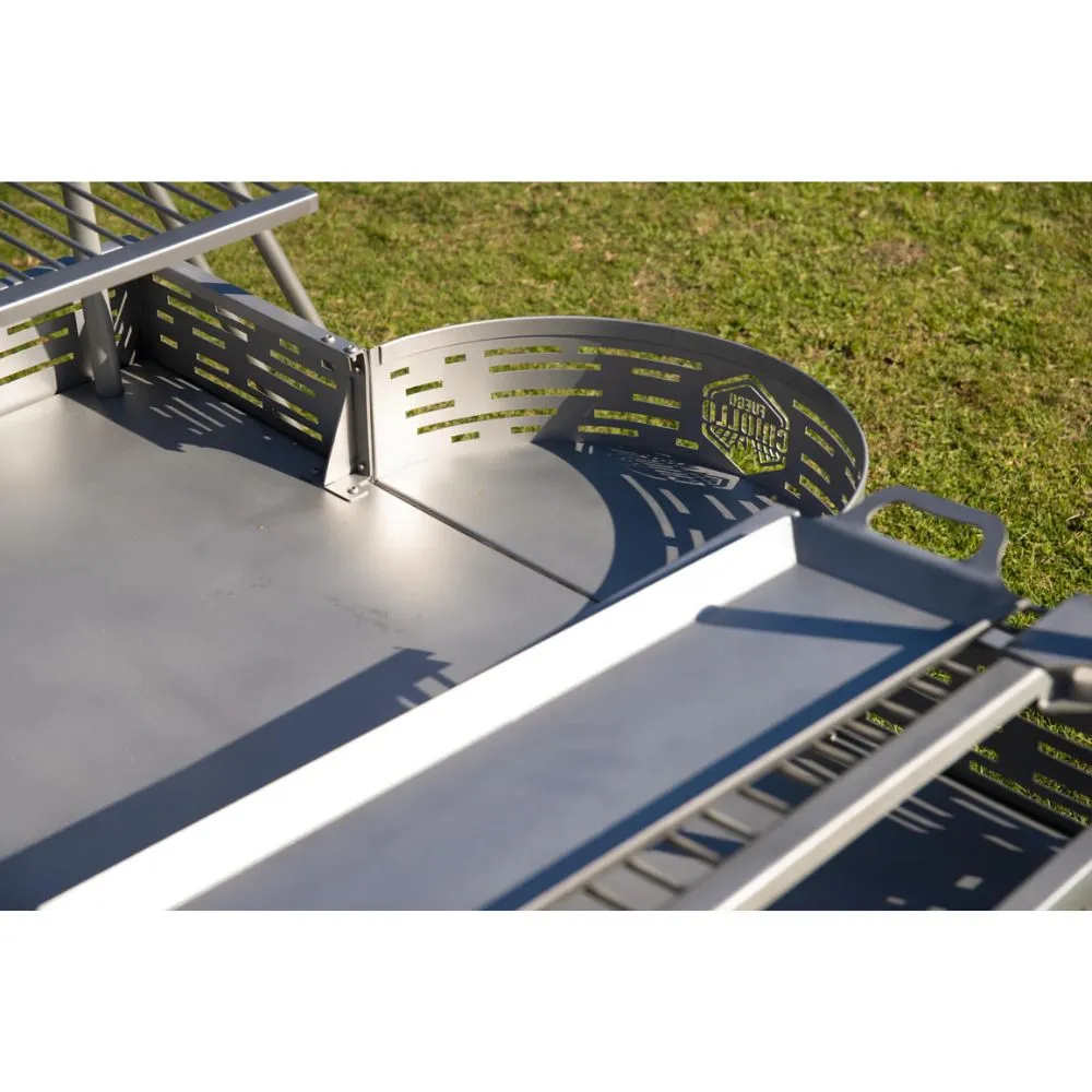 Fuego Criollo Stainless Steel Open Fire Grill w/ Cross