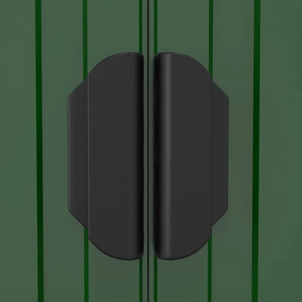 Garden Shed Green 192x108x223 cm Galvanised Steel