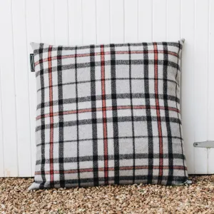 GGCo. Tartan Paddock Pillow™️ (Cover Only) | Grey