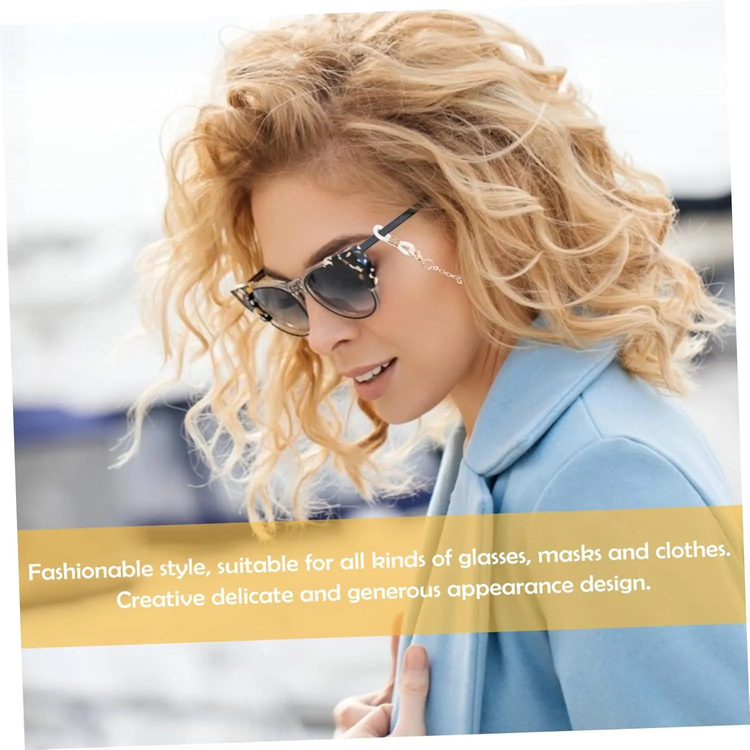 Glasses Chain Eyeglasses for Women Pearl Sunglasses Girl Sunglasses Lanyards for Women Glasses Rope