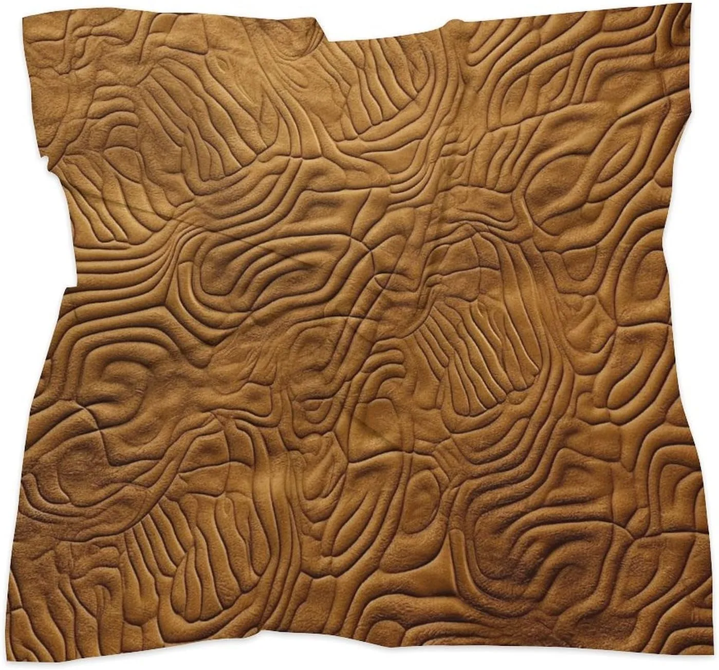 Golden Pattern Head Scarf Like Silk Scarf Lightweight Fashion Satin Hair Bandanas for Women Boho Headscarf Hair Wrap Bandana Headband Handkerchief Silk Scarves for Bag Purse Neck 18 Inch