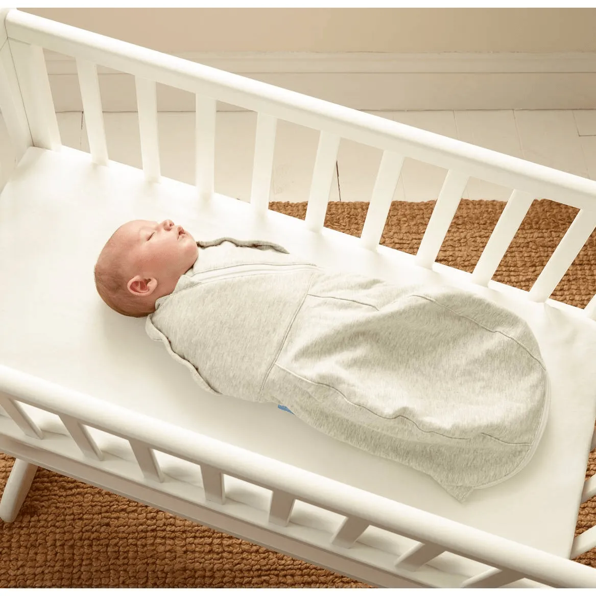 Grobag Newborn Swaddle (Light Weight) - Grey Marl