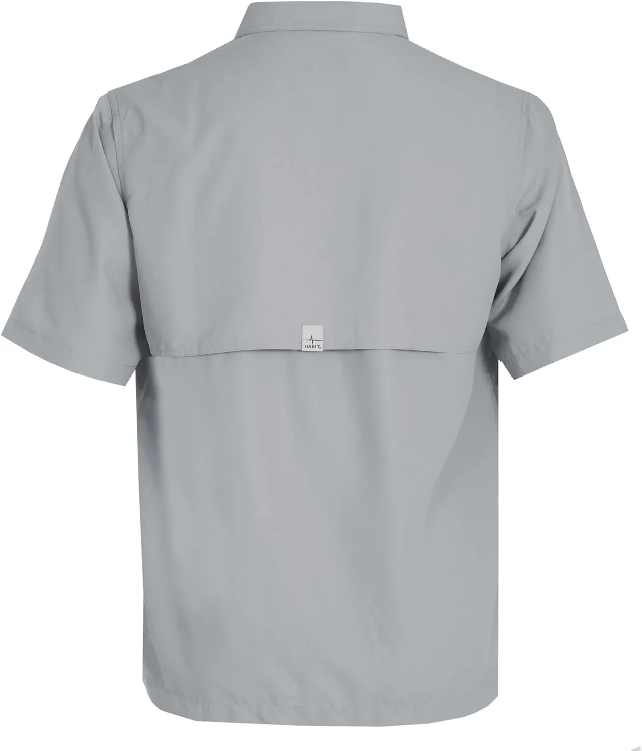 HABIT Mens Fourche Mountain Short Sleeve River Guide Fishing Shirt - UPF 40  UV Protection