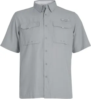 HABIT Mens Fourche Mountain Short Sleeve River Guide Fishing Shirt - UPF 40  UV Protection