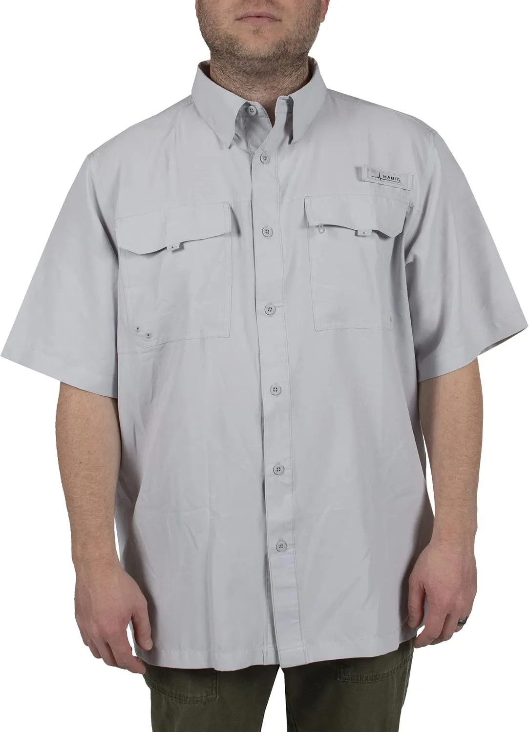 HABIT Men's Short Sleeve Fishing Guide Shirt